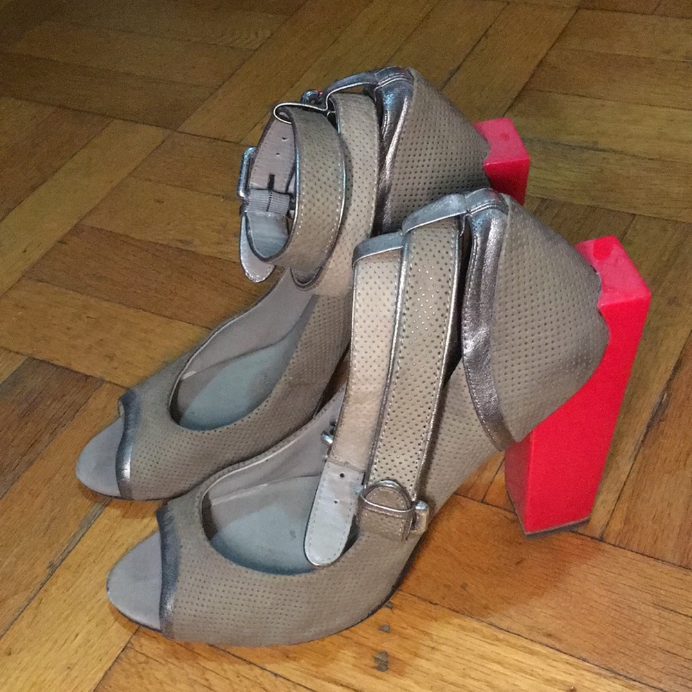 United Nude Block Heel Peeptoes